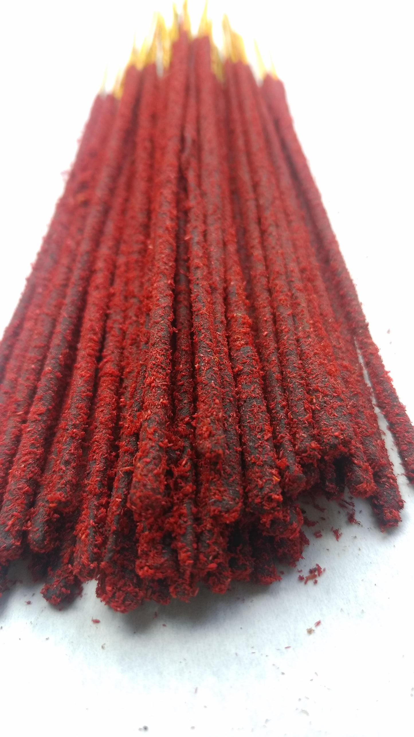 Dragons Blood Hand Rolled 20, 50 or 100 sticks. Hand Wrapped in Recycled Paper, High Quality 60-90 min Burn Time