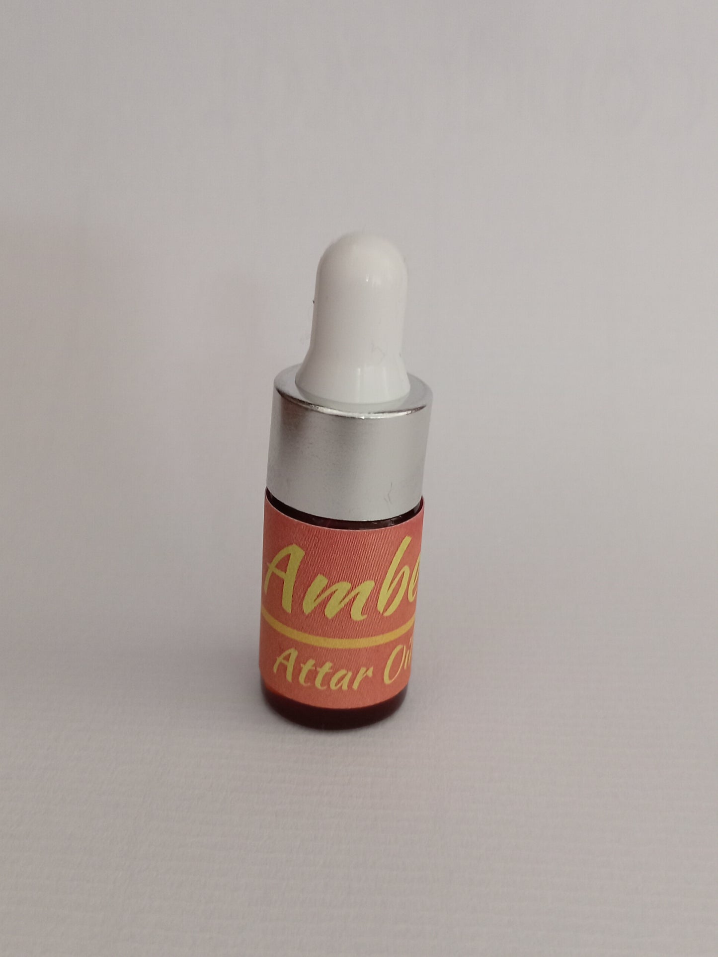 Amber Attar Oil Natural Perfume Alcohol Free Distilled Flower Oil Based 3ml,10ml & 50ml Natural Perfume Unisex Essential Oil