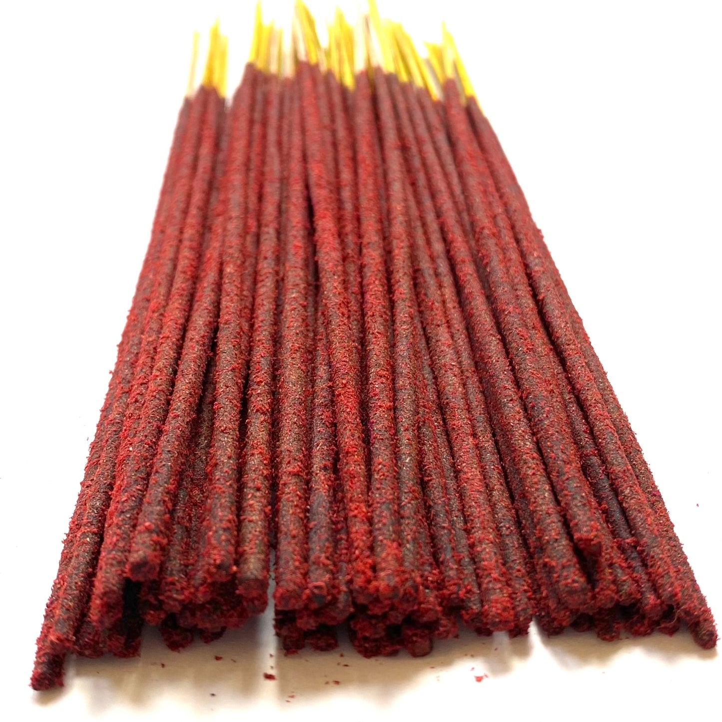 Amber Hand Rolled Incense Sticks – Natural, Eco-Friendly | 20, 50, 100 Sticks | 60-90 Min Burn Time | High-Quality Aromatherapy