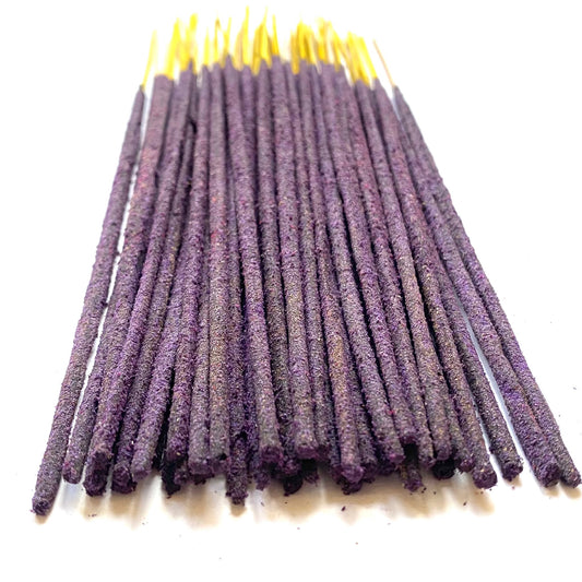 Lavender Hand Rolled Incense Sticks – Natural, Eco-Friendly Aromatherapy | 20, 50, 100 Sticks | 60-90 Min Burn Time | High Quality