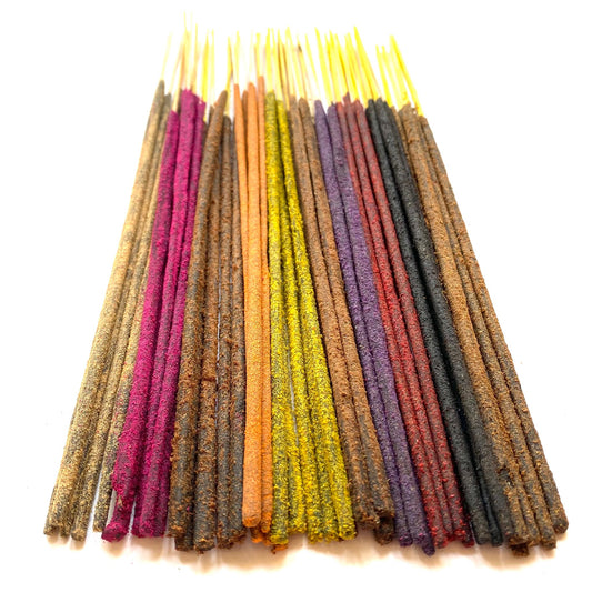 Pick & Mix Organic Incense Sticks – 100 Sticks (5 Packs of 20) | Hand-Rolled, Eco-Friendly, Natural Aromatherapy